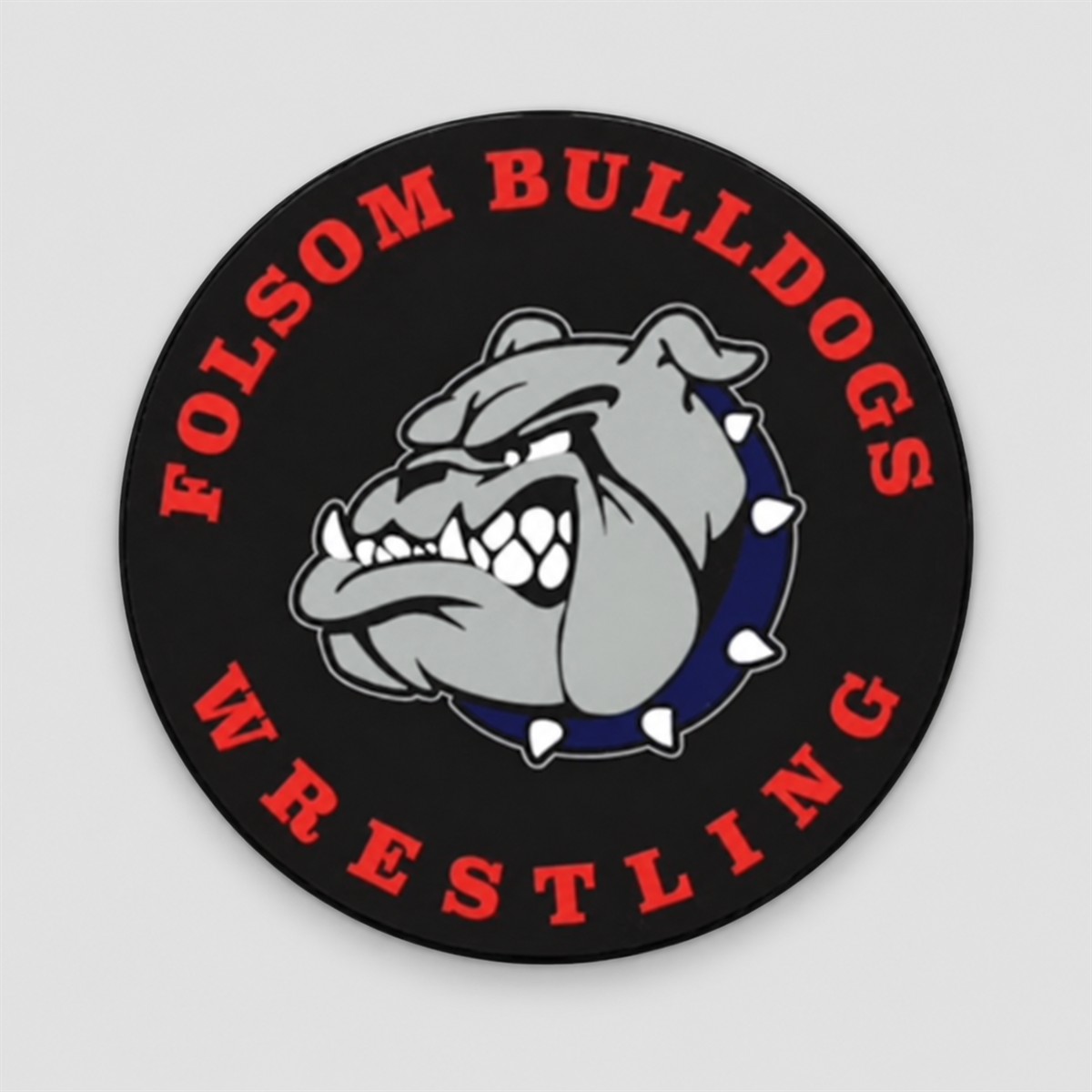 Round Bulldog Sticker